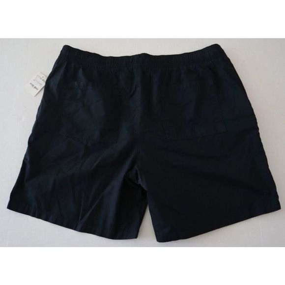 B.P. BP426192MN 866 Men's Sz XL Black Elastic Waist Drawstring Chino Shorts - Picture 2 of 6
